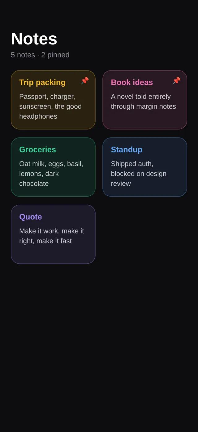 Paper — Notes