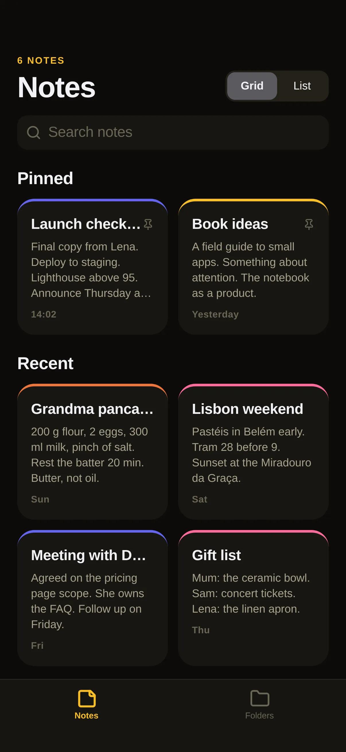 Paper — Notes