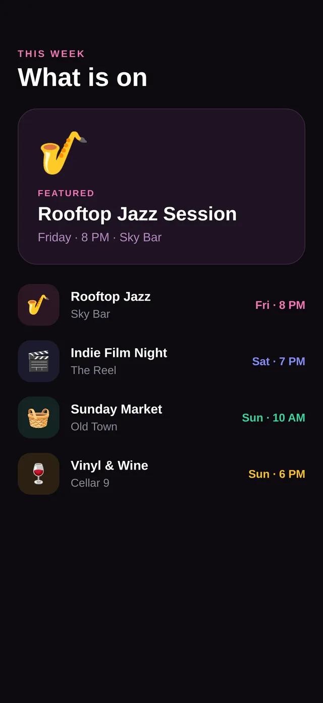 Gather — Events