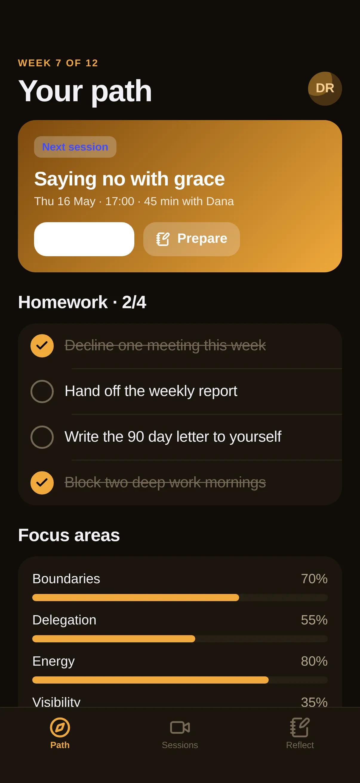 Mentor — Coaching