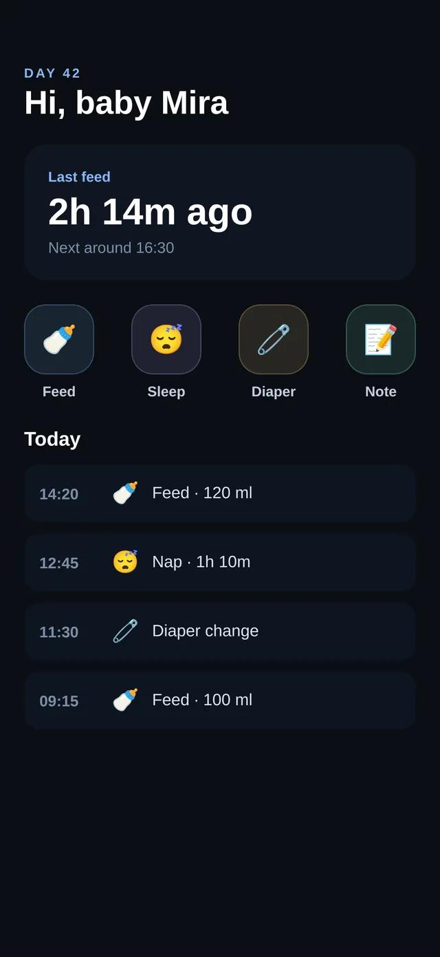 Tiny — Baby Tracker