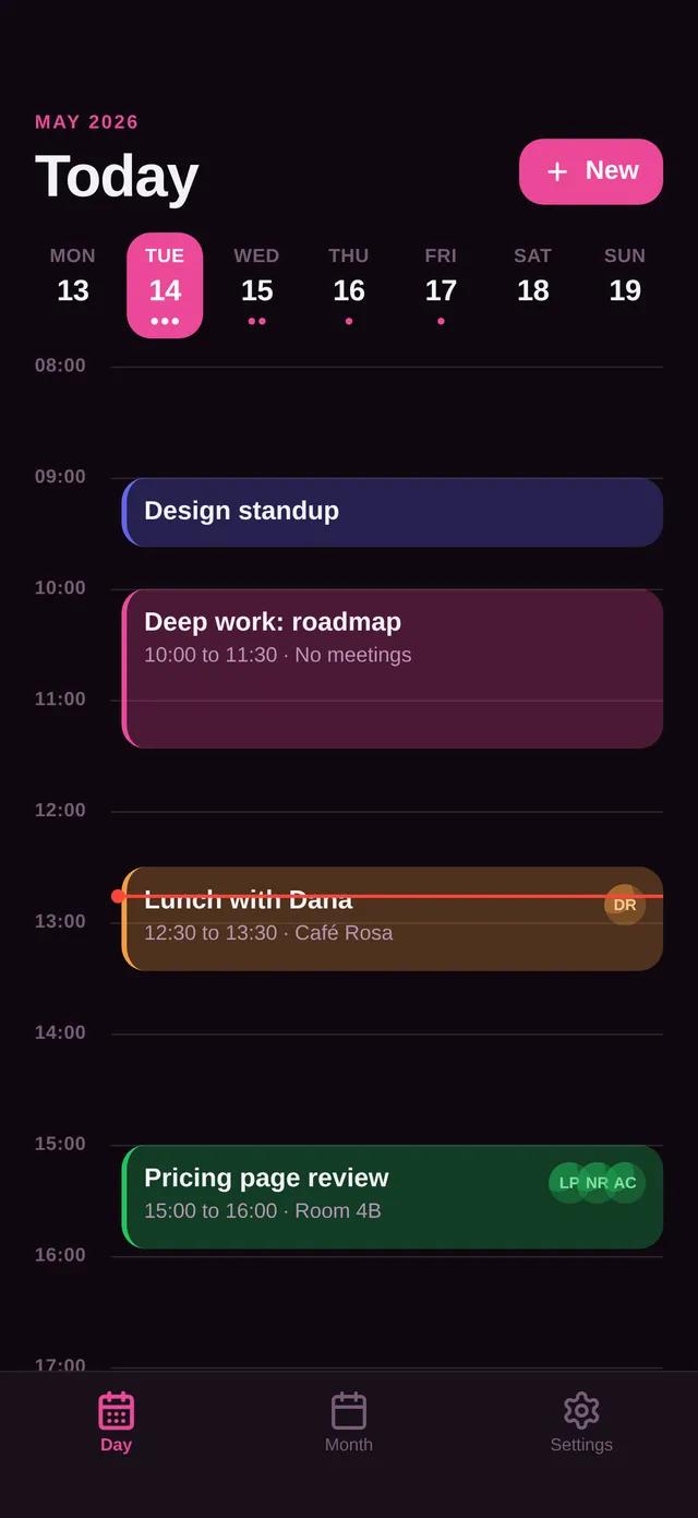 Cadence — Agenda