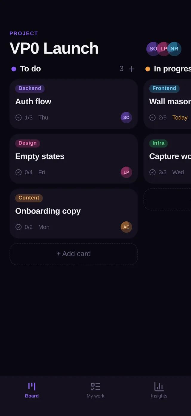 Board — Kanban