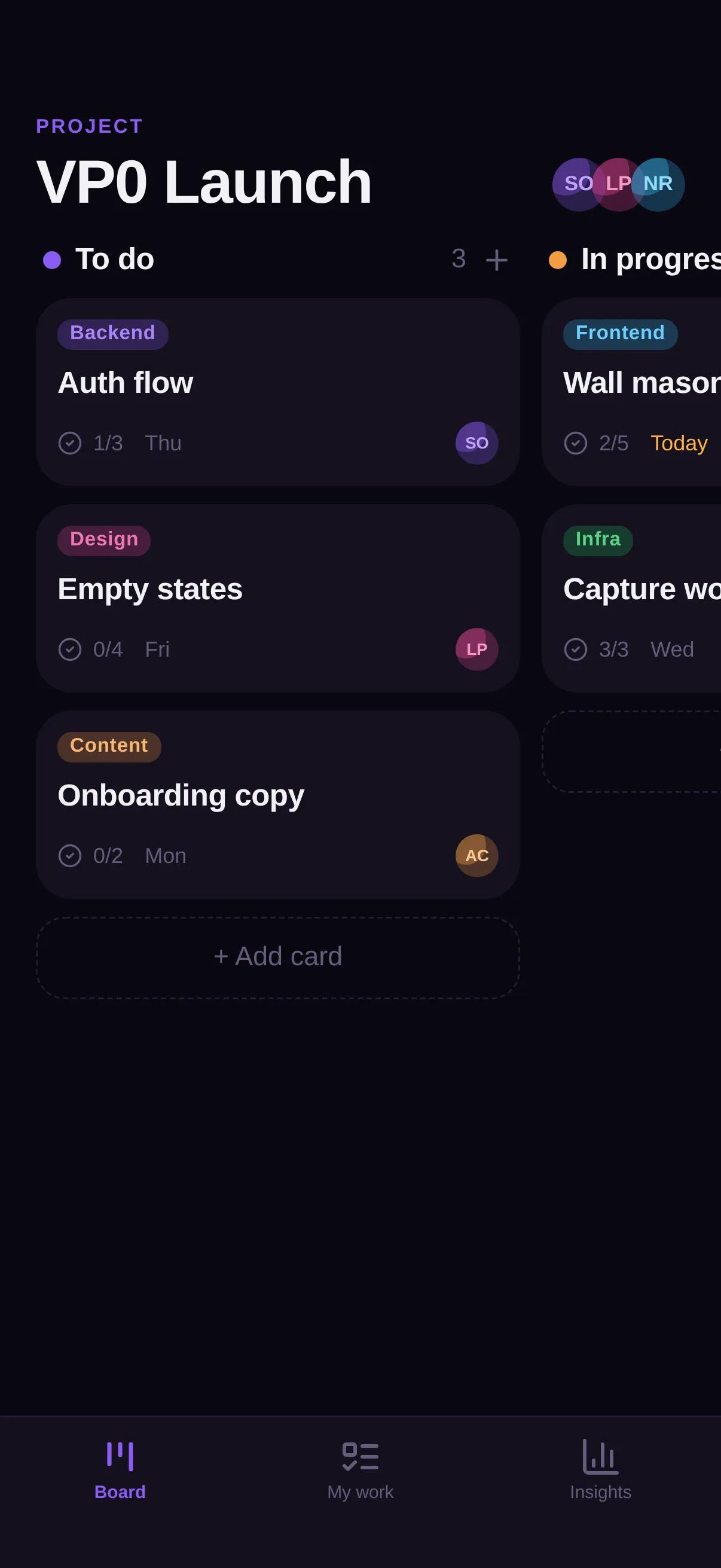 Board — Kanban