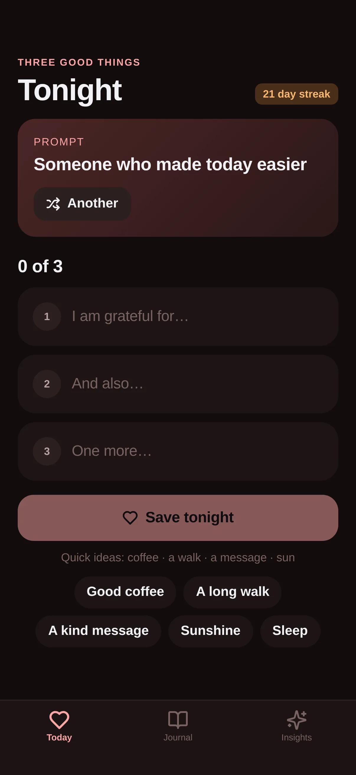 Grateful — Journal