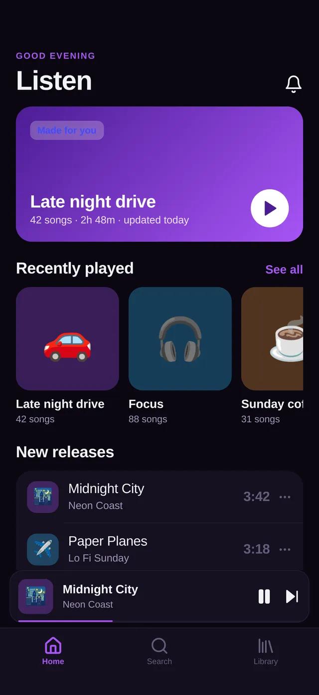 Wave — Music Player