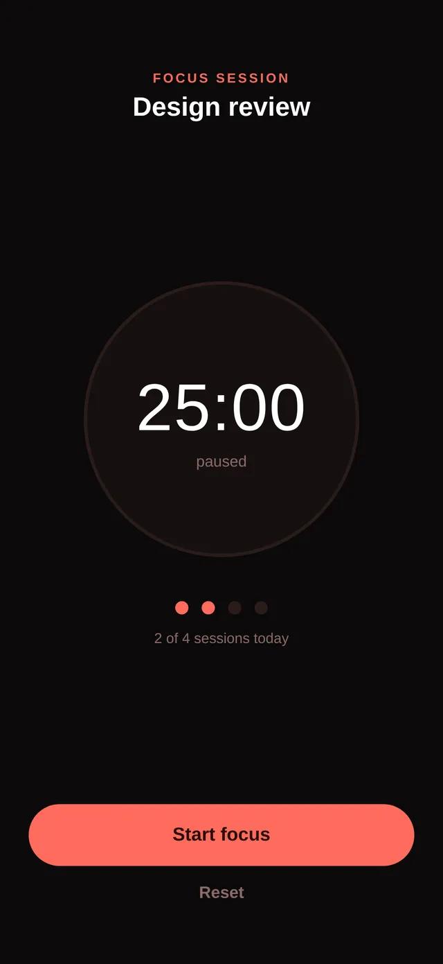 Sprint — Focus Timer