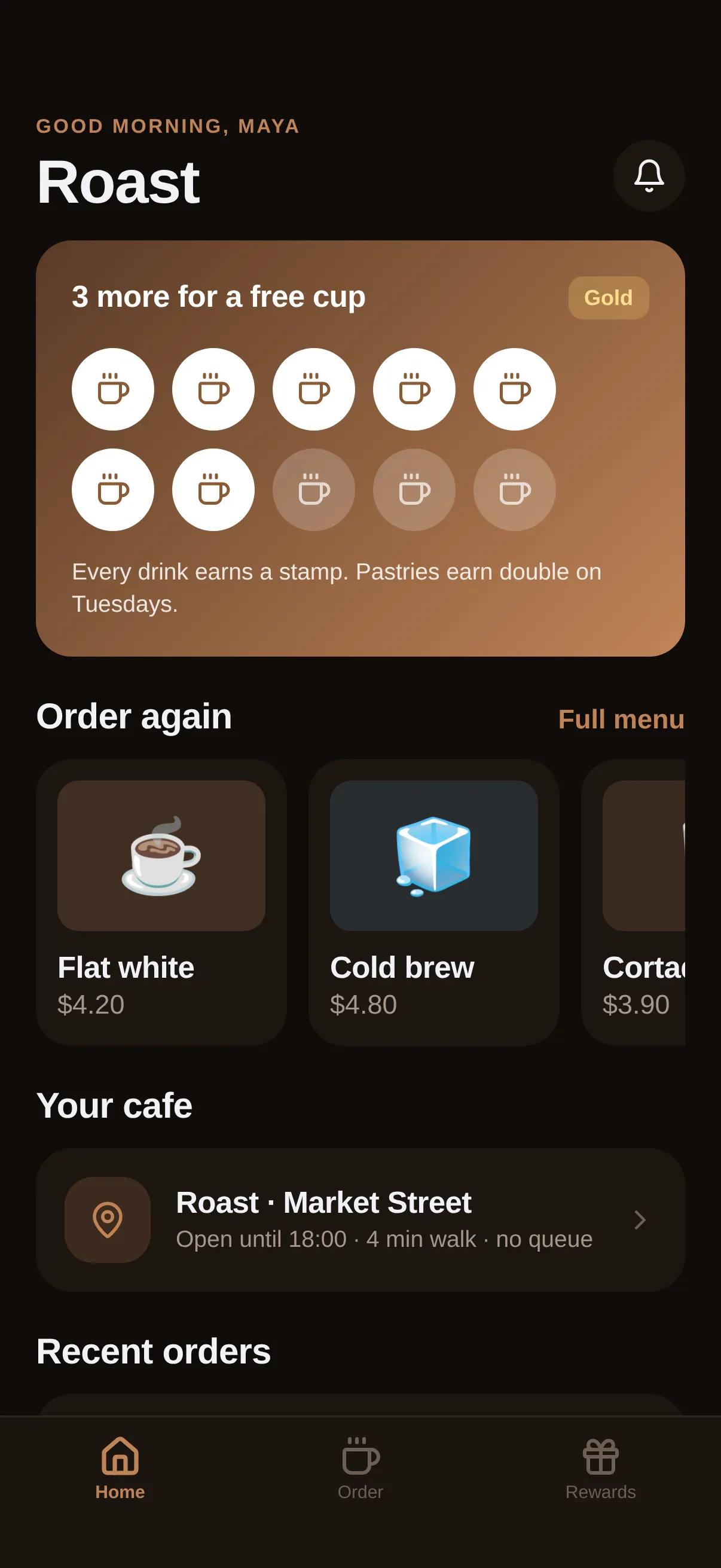 Roast — Coffee Rewards