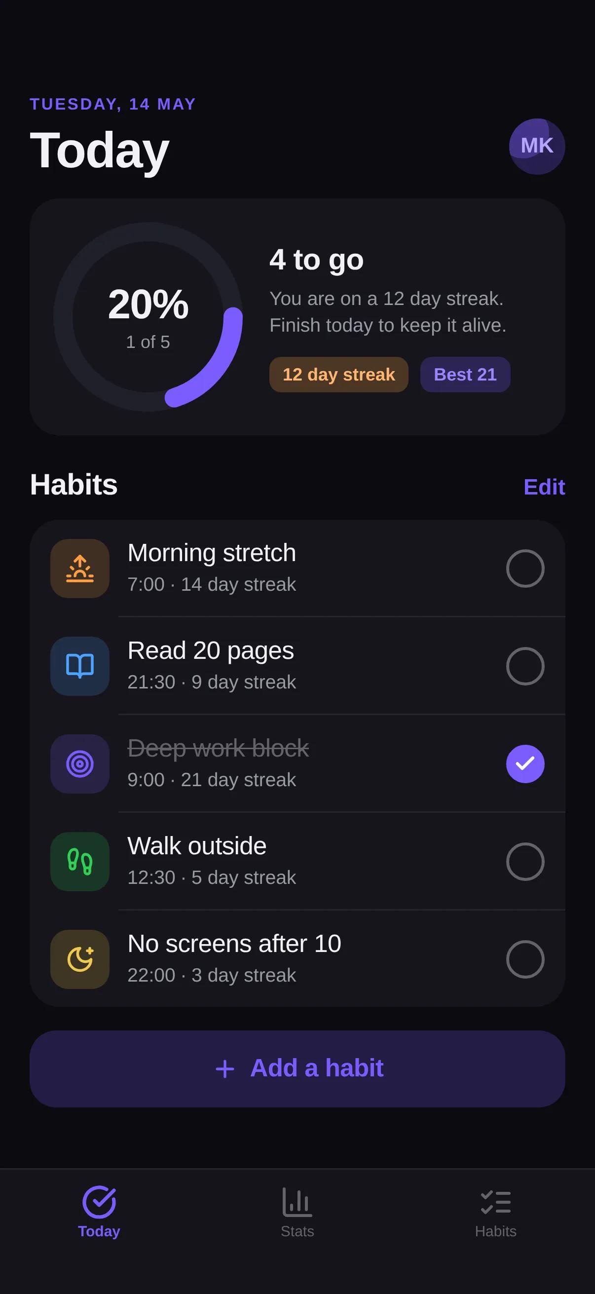 Pulse — Habit Ring