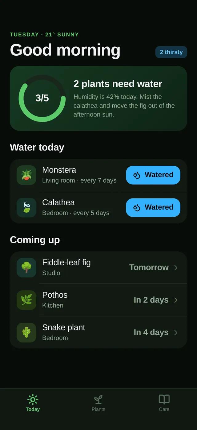 Sprout — Plant Care