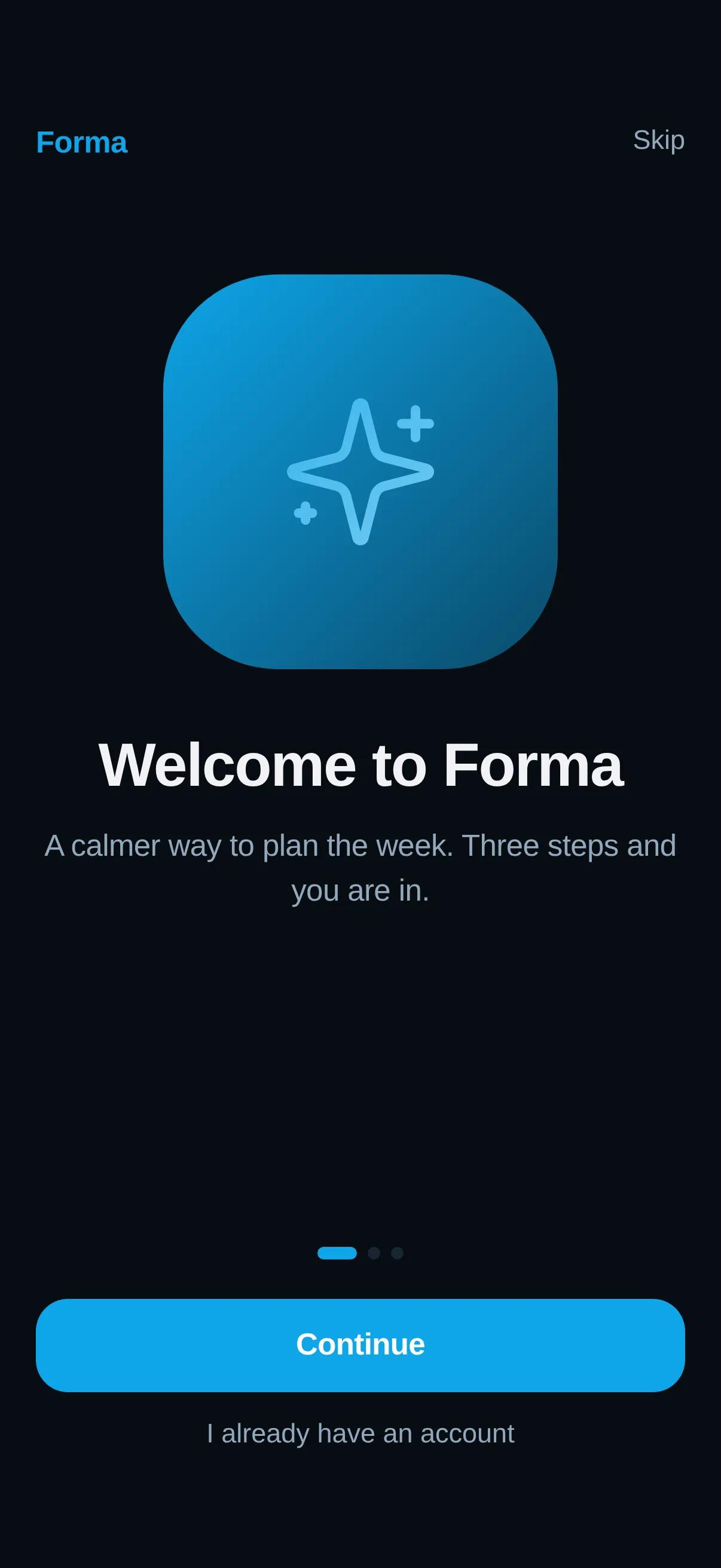 Welcome — Onboarding