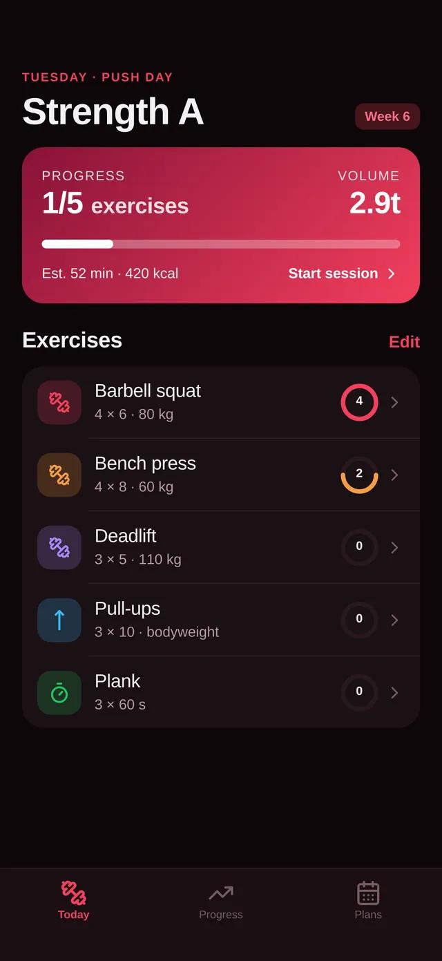 Forge — Workout