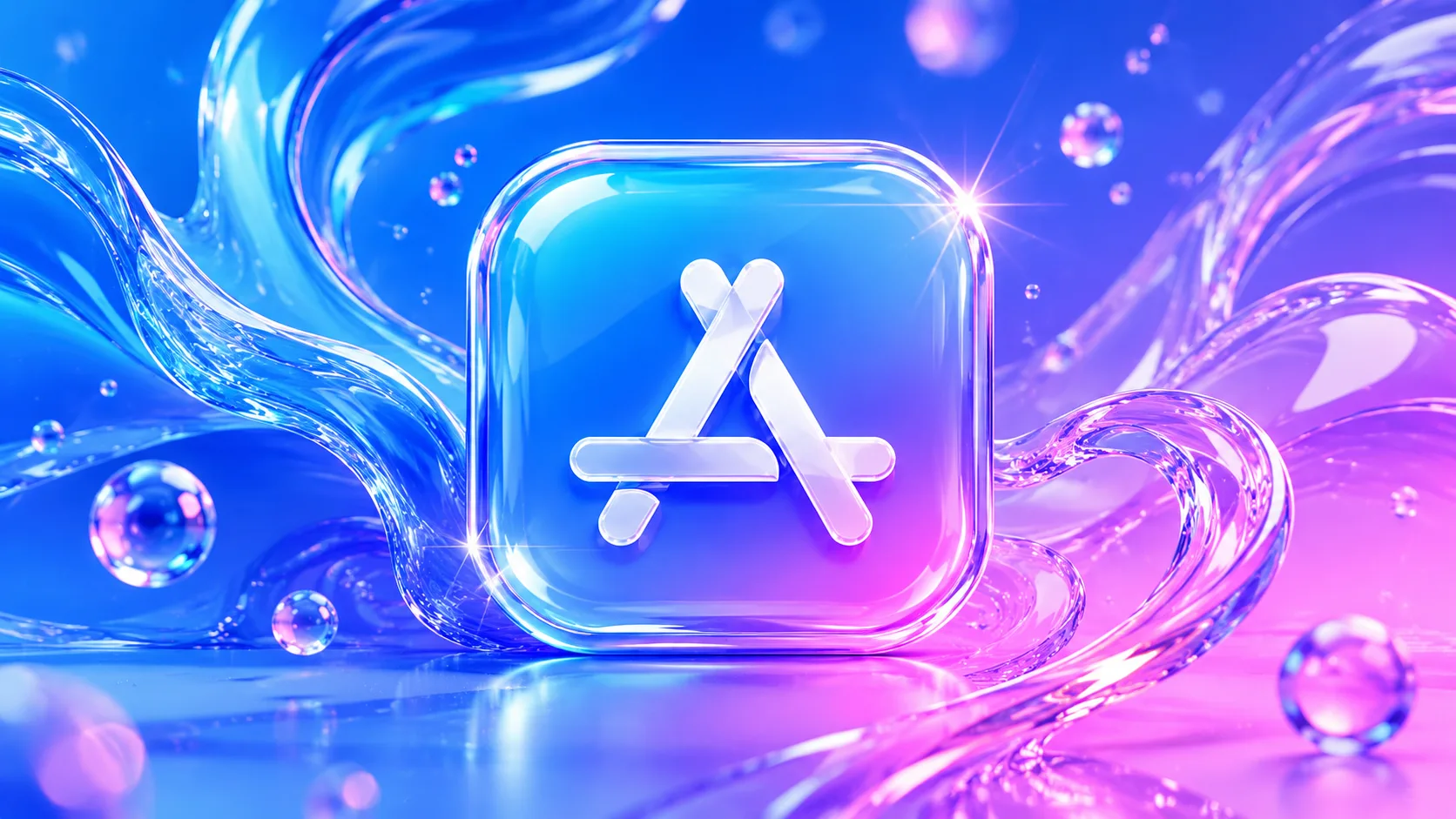 Fix: Xcode Command PhaseScriptExecution Failed (Cursor): a reflective 3D App Store icon on a blue and purple gradient
